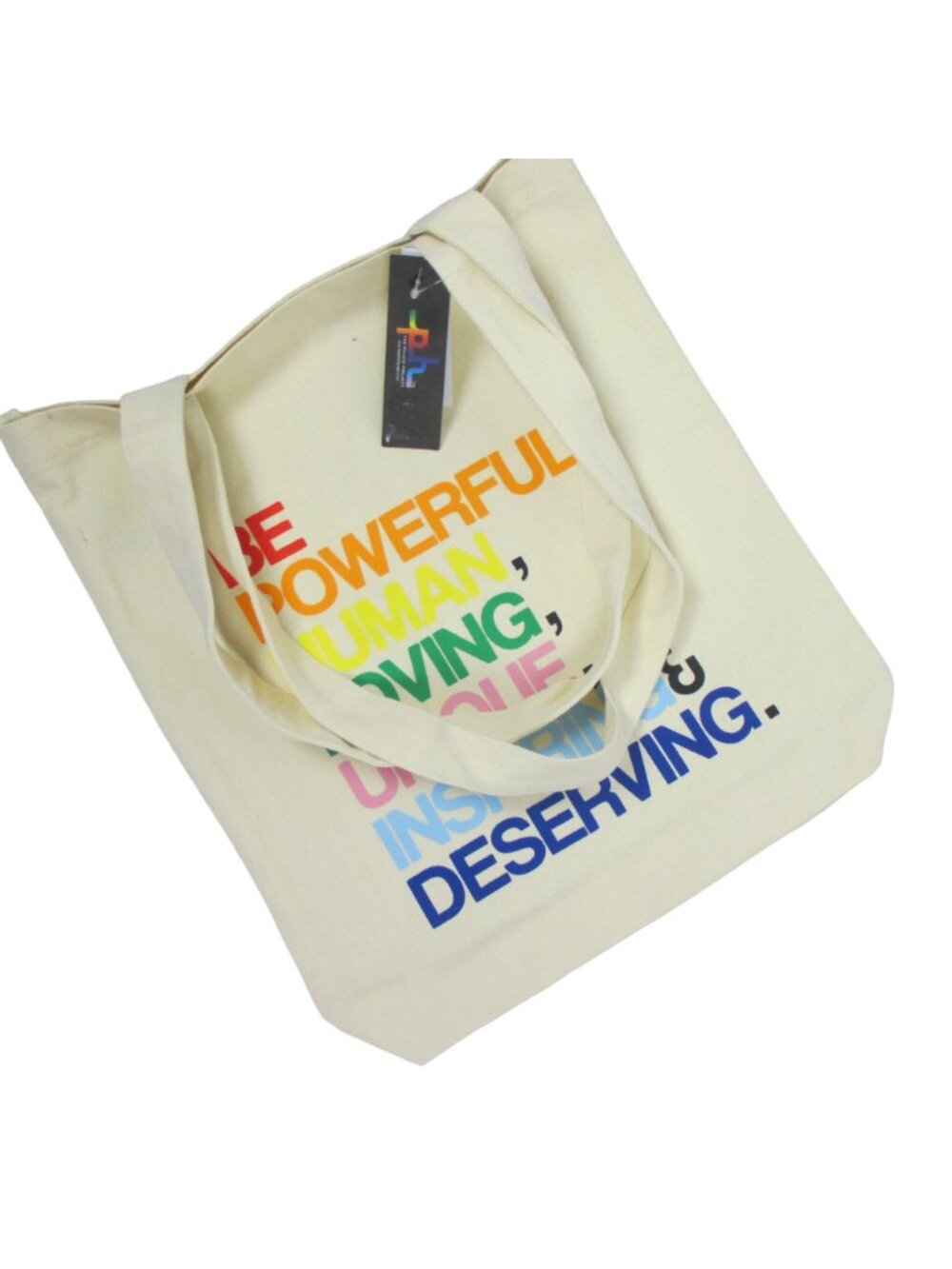 The Tote PRIDE Phluid Project Be Phluid Colorful NWT Boho Peace Empowerment - Picture 7 of 11